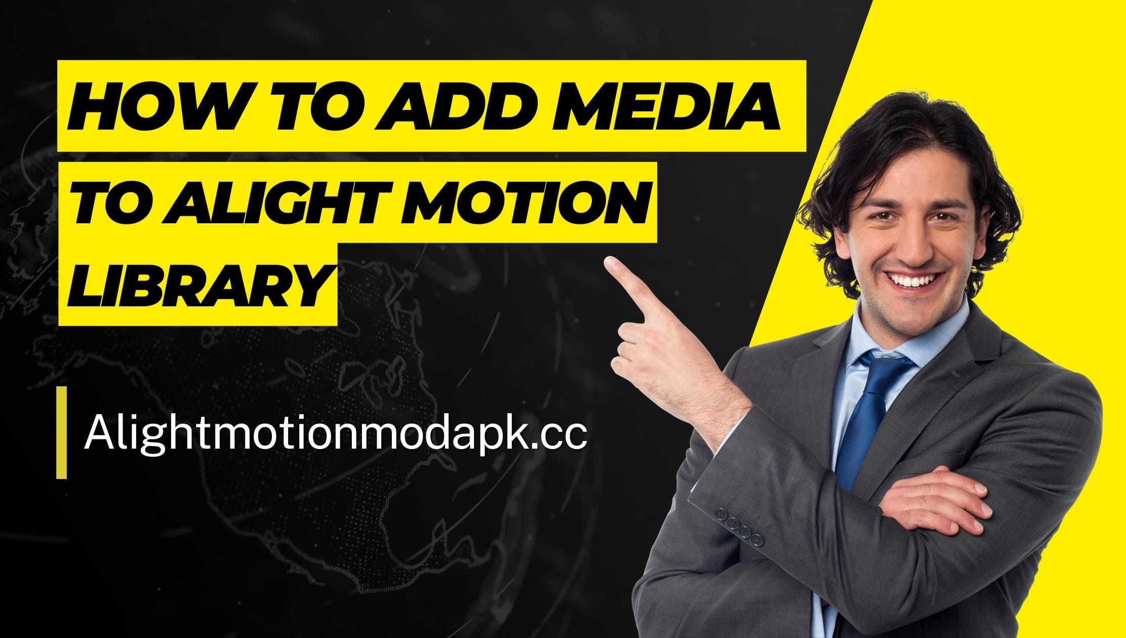 How to add media to Alight Motion library