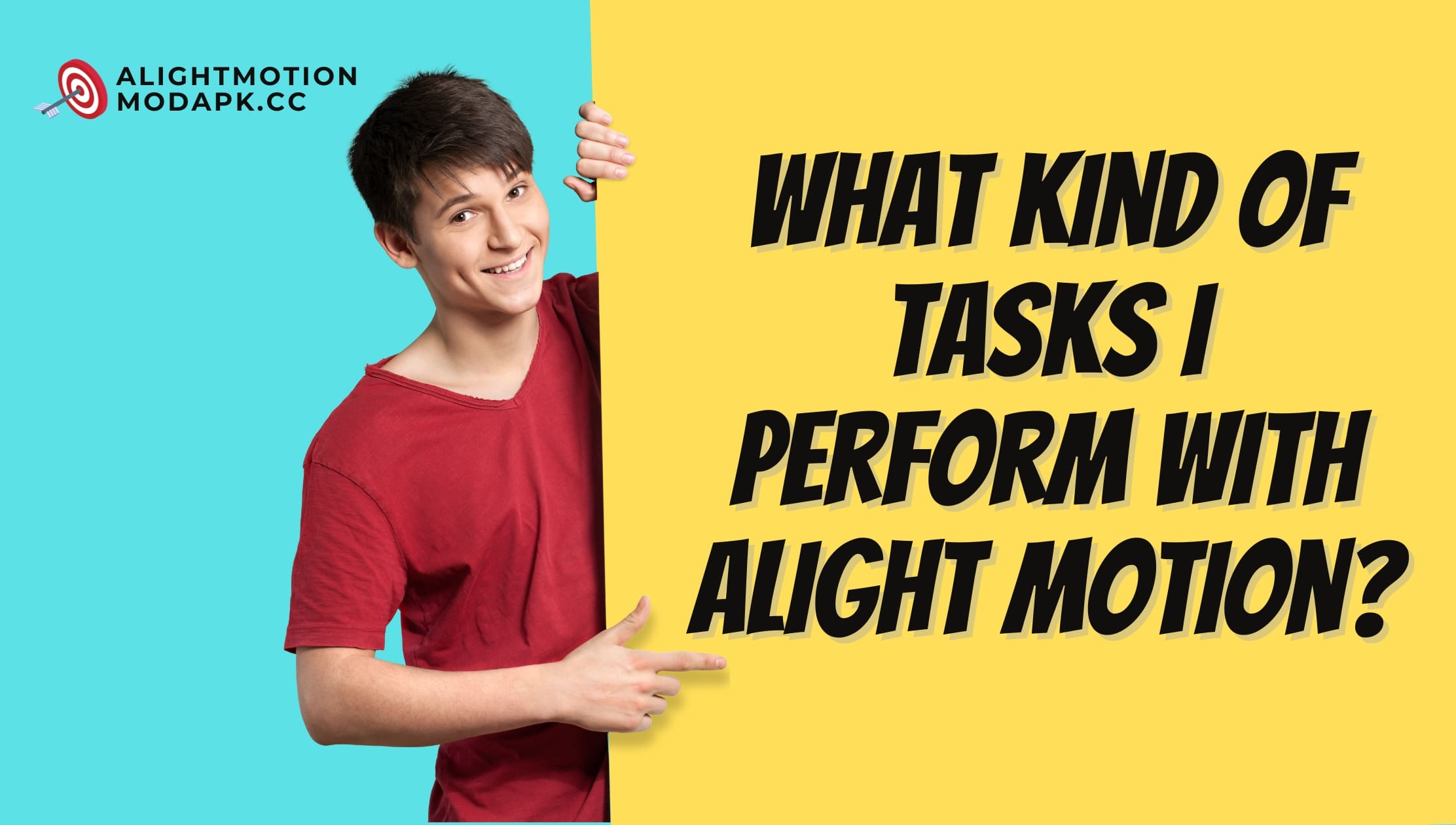 What kind of tasks I perform with Alight Motion?