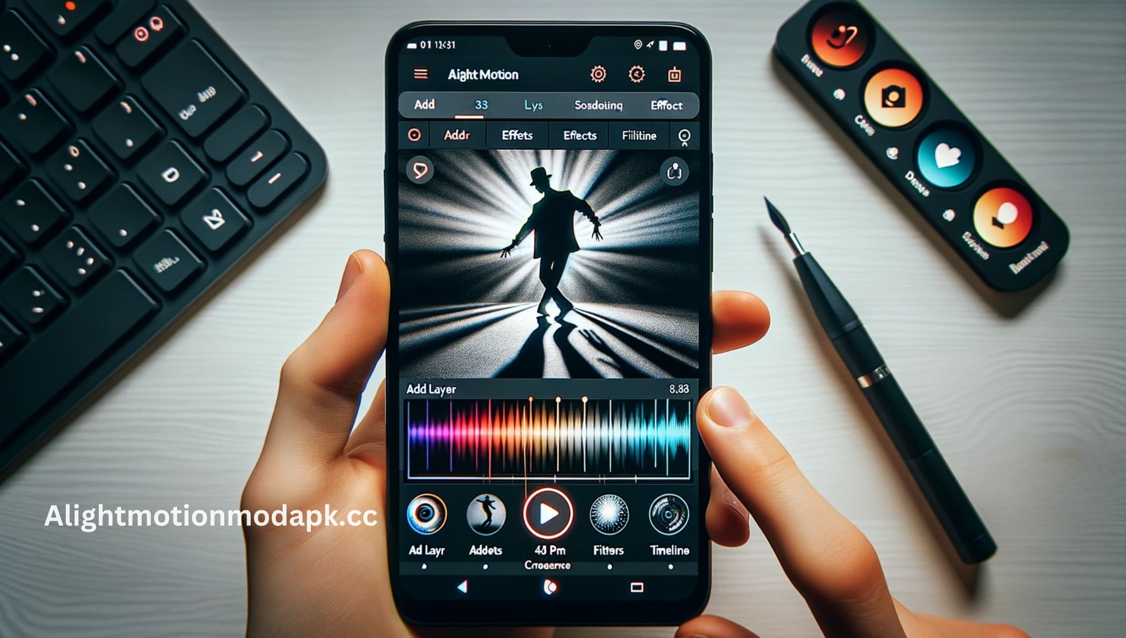 Shadow Png Video Editing In Alight Motion Mod Apk